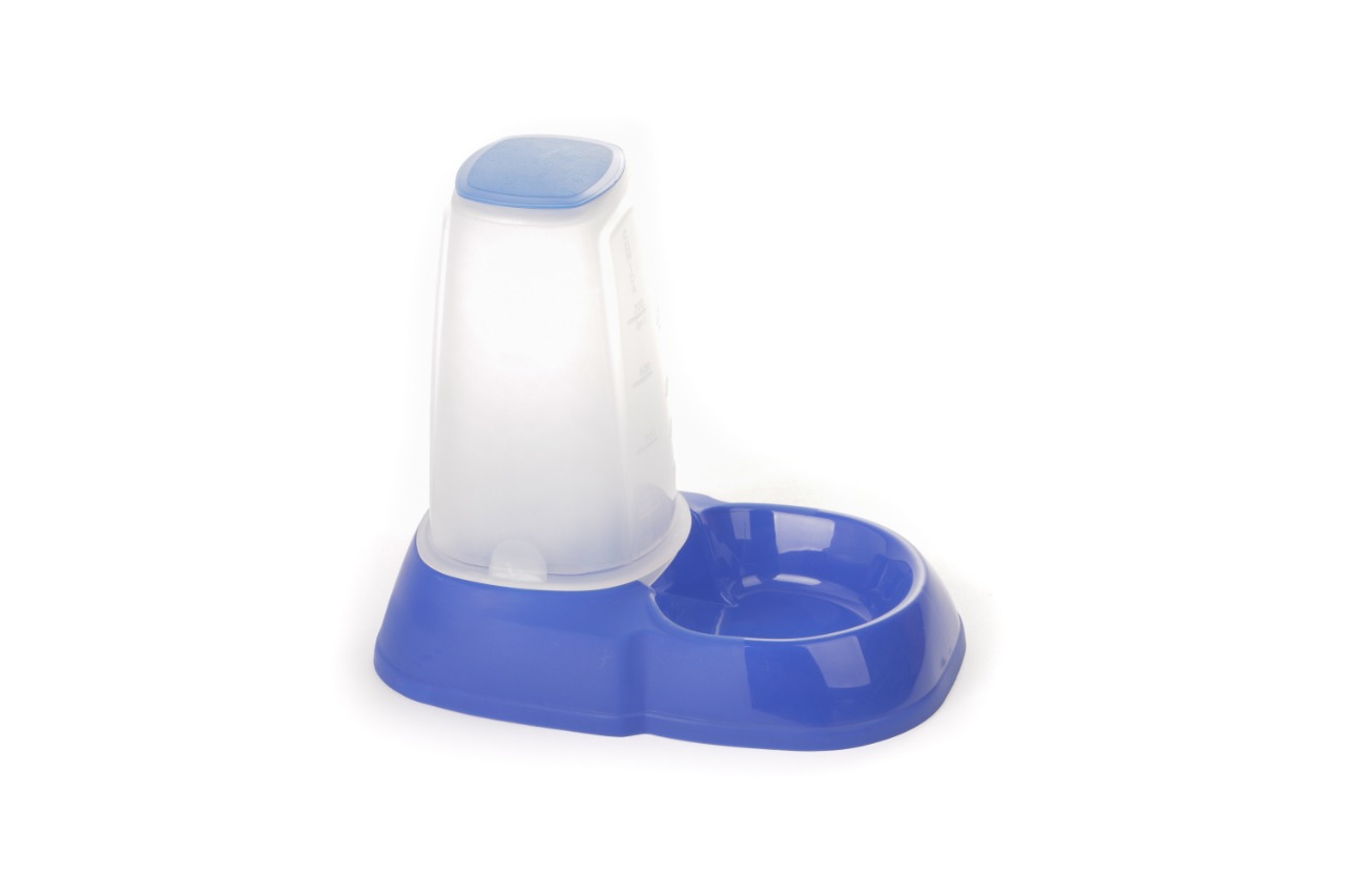 PET/ Comedero con Tolva Dosificadora p-Alimento